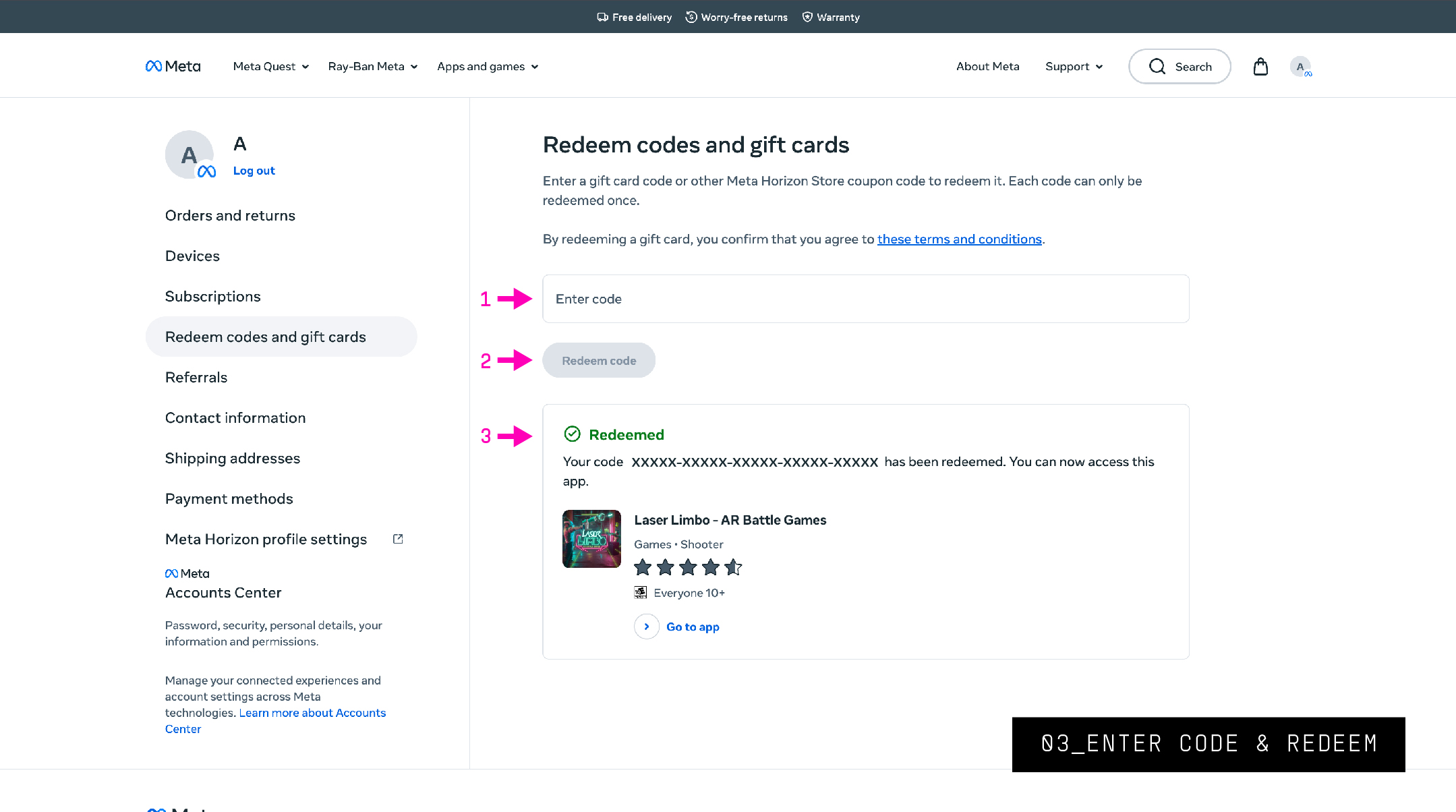 Game key redemption verification.