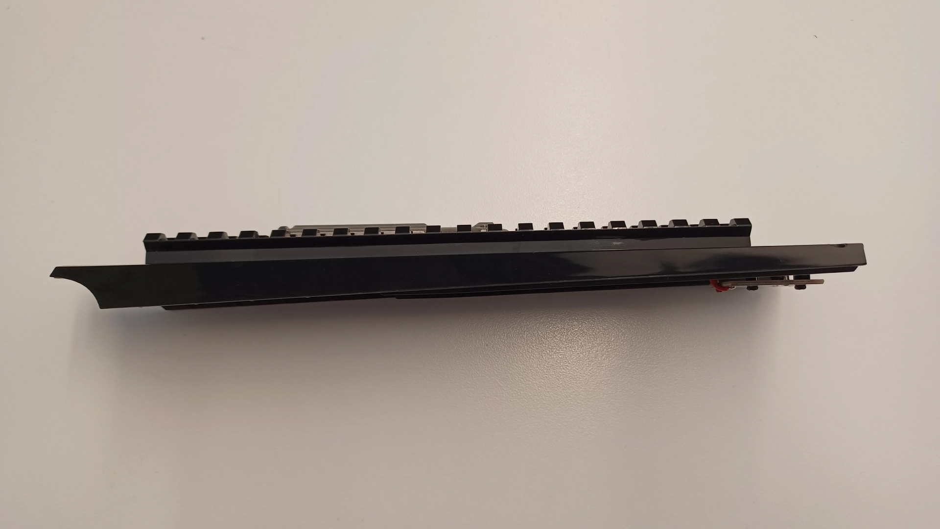 Picatinny rail mount detail.
