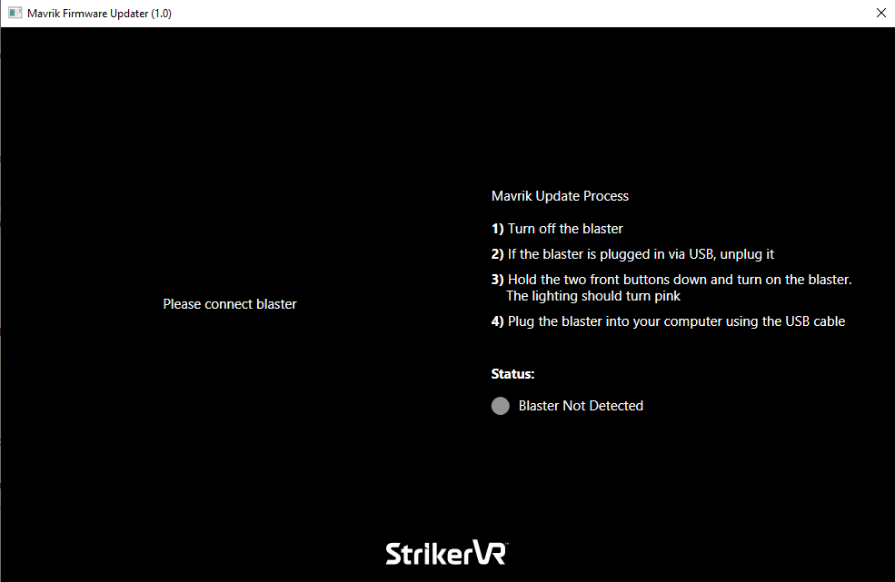 Firmware Updater application.